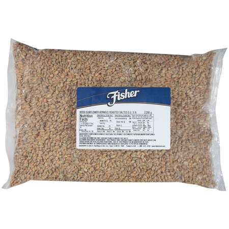 FISHER Fisher Roasted Salted Sunflower Kernels 5lbs 80559